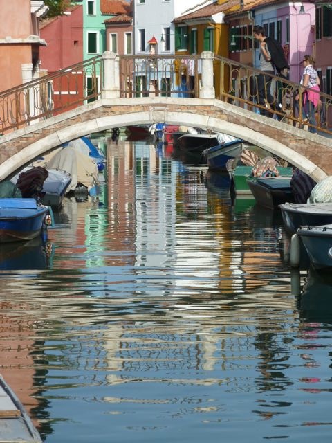 reflections in Burano